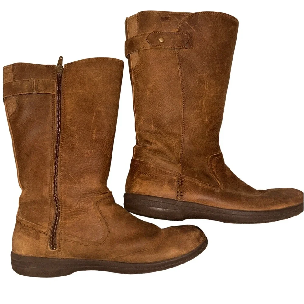 Merrell Tremblant Ezra Womens Brown Leather‎ Waterproof Mid Calf Boots J95324 9